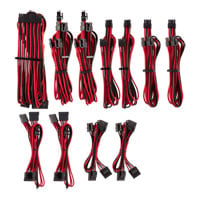 Corsair Type 4 Gen 4 PSU Red/Black Sleeved Cable Pro Kit