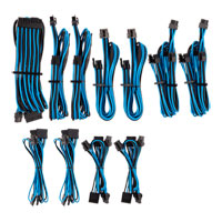 Corsair Type 4 Gen 4 PSU Blue/Black Sleeved Cable Pro Kit