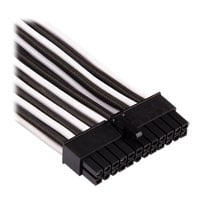 Corsair Type 4 Gen 4 PSU White/Black Sleeved 24pin ATX Power Cable