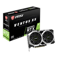 MSI GeForce RTX 2060 VENTUS XS OC 6GB GDDR6 Ray-Tracing Graphics Card, 1920 Core, 1365MHz GPU, 1710MHz Boost