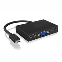 ICY BOX IB-DK2104-C USB Type-C™ 3-in-1 Video Adapter