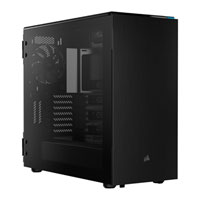 Corsair Carbide Series 678C Black Mid Tower PC Case, w/ Tempered Glass Window, E-ATX~mITX, 3x 140mm Fans, USB 3.1 C