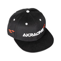 AK Racing Baseball Cap High Quality with Front AK Racing Logo Brushed Cotton Twill Black Adjustab