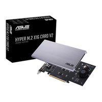 ASUS HYPER M.2 PCIe x16 NVMe VROC RAID Card V2