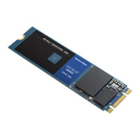 500GB WD Blue SN500 SSD, M.2 (2280) PCIe 3.0 (x2) NVMe SSD, Read 1700MB/s, Write 1450MB/s, 275k/300k IOPS Max