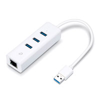 TP-LINK 3 Port USB 3.0 Gigabit Ethernet Adapter