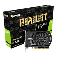 Palit GeForce GTX 1650 StormX 4GB GDDR5 Graphics Card, 896 Core, 1485MHz GPU, 1665MHz Boost