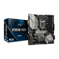 ASRock B365 Pro4, Intel B365, S 1151, DDR4, SATA3, Dual M.2, Quad CrossFireX, Intel GbE, USB 3.1 Gen1 A+C, mATX