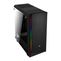 Aerocool Rift Mid Tower Gaming Chassis, Tempered Glass, 120mm Fan, USB 3.0, ATX/MicroATX/Mini-ITX
