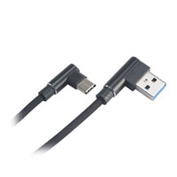 Akasa 1m USB C Black Smartphone Data Charging Cable