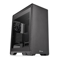 Thermaltake S500 Midi Chassis, Tempered Glass, 120mm + 140mm Fans, USB 3.0, ATX/MicroATX/Mini-ITX