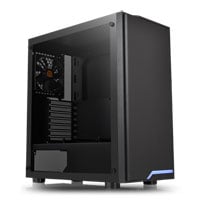 Thermaltake H100 Midi Chassis, Tempered Glass, 120mm Fan, USB 3.0, ATX/MicroATX/Mini-ITX