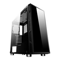GameMax Kage Mid Tower Chassis, Tempered Glass, Radiator Support, ATX/MicroATX/Mini-ITX