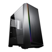 GameMax Saber Mid Tower Chasis, E-ATX/ATX/MicroATX/Mini-ITX, Spectrum RGB Hub, Glass Side Panel, No Fans