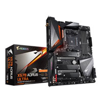Gigabyte X570 AORUS ULTRA, AMD X570, AM4, DDR4, PCIe 4.0, Triple M.2, 2-Way SLi/CrossFire, Intel GbE, WiFi, USB 3.2,ATX
