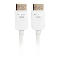 Techlink iWires HDMI 2.0b Cable 4K UHD 3D Slim White 2M