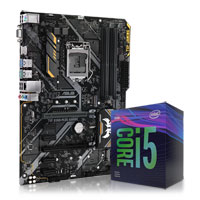 Intel Core i5 9400F Hex Core Desktop Processor + ASUS TUF B360-PLUS GAMING ATX Motherboard