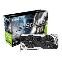 Palit GeForce RTX 2060 SUPER JetStream 8GB GDDR6 Ray-Tracing Graphics Card, 2176 Core, 1470MHz GPU, 1830MHz Boost