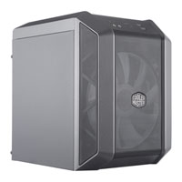 Cooler Master MasterCase H100, Black, Mini-ITX Computer Chassis, mITX, Built-In Handle, 200mm RGB Fan, 2x USB 3.2 Gen1 A