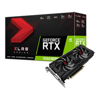 PNY GeForce RTX 2060 SUPER XLR8 Gaming OC Dual Fan 8GB GDDR6 Ray-Tracing Graphics Card, 2176 Core, 1470MHz - 1680MHz