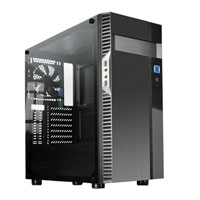 SilverStone PS14-E, Mid Tower Chassis with Window, ATX/MicroATX/SSI/CEB, Headphone Out, Mic In, 2x USB3.0