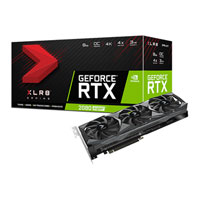 PNY GeForce RTX 2080 SUPER XLR8 Gaming OC Triple Fan 8GB GDDR6 Ray-Tracing Graphics Card, 3072 Core, 1650MHz - 1860MHz
