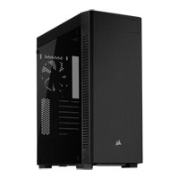 Corsair 110R, Black, Mid Tower w/ Tempered Glass Window, 120mm Fan, USB 3.0, ATX/MicroATX/Mini-ITX