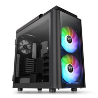 Thermaltake Level 20 GT Black Ed. Full Tower Chassis, Tempered Glass, 2x 200mm ARGB Fans/1x 140mm, E-ATX/ATX/mATX/mITX