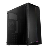 Aerocool Split Mid Tower Gaming Chassis, RGB, Acrylic Window, 120mm Fan, USB 3.0, ATX/MicroATX/Mini-ITX