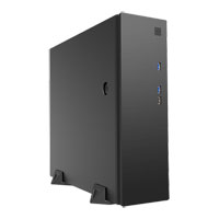 CiT S506 Tower or Desktop micro-ATX/ITX Case - Black