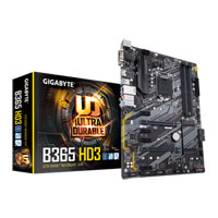 Gigabyte B365 HD3, Intel B365, S 1151, DDR4, SATA3, 2x M.2, CrossFire, USB 3.1, ATX