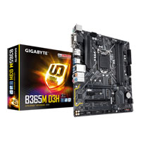 Gigabyte B365M D3H, Intel B365, S 1151, DDR4, SATA3, M.2, 1GbE, USB 3.1 A+C, Micro-ATX
