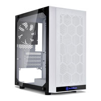 SilverStone SST-PS15W-G - Precision Mini Tower Micro ATX,Computer Case, Tempered Glass, White, 2xUSB3.0