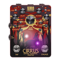 KMA Cirrus Delay and Reverb pedal with Tap Tempo/modulation