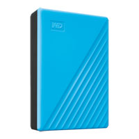 WD My Passport 4TB External Portable Hard Drive/HDD - Blue