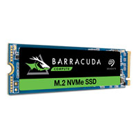 1TB Seagate BarraCuda 510, M.2 (2280) PCIe 3.0 (x4) NVMe SSD, 3D TLC, 3400MB/s Read, 3000MB/s, 600k/600k IOPS