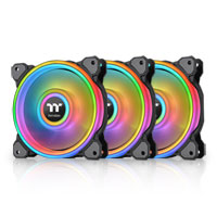 Thermaltake Riing Quad 120mm Black ARGB Fan 3-Pack