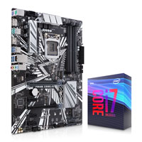 ASUS PRIME Z390-P ATX Motherboard + Intel Core i7 9700K 8-Core/8-Thread Processor
