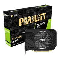 Palit GeForce GTX 1650 SUPER StormX 4GB GDDR6 VR Ready Graphics Card, 1280 Core, 1530MHz GPU, 1725MHz Boost