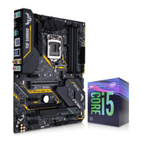 ASUS TUF Z390-PLUS GAMING WiFi ATX Motherboard + Intel Core i5 9400F 6-Core/6-Thread Processor