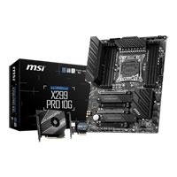 MSI X299 Pro 10G, S 2066, DDR4, SATA3, 2x M.2, SLi, CrossFire, 10GbE, USB 3.2 Type A+C, ATX