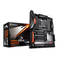 Gigabyte X299X AORUS MASTER, S 2066, DDR4, SATA3, 3x M.2, SLi/CrossFire, 10GbE, USB 3.2, E-ATX
