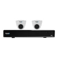 Optio 2x 4MP CVI Eyeball Cameras & 4 Channel 1TB DVR CCTV Kit