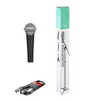 Shure SM58 Vocal Mic With Stand and Lead