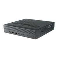 Akasa Cypher MX, VESA, Media, Black, mini-ITX Case, Ultra Compact 2L, 4x USB2.0, VESA Mountable