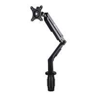 Silverstone ARM12B Gas Spring Full Range Single Monitor Arm Height/Tilt/Swivel/Pivot