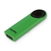 SanDisk 64GB Cruzer Dial USB 2.0 Flash Drive SDCZ57-064G-AW4G - Green