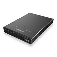 ICY BOX IB-2812CL-U3, External M.2 SATA III, Docking and Cloning Station, USB 3.0, 5Gbit/s, Aluminium, Black