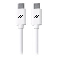 iFrogz UniqueSync USB C to C Charge & Sync Cable Fast 3.0A 50W USB2.0 White 1M