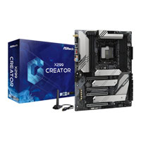 ASRock X299 Creator, Intel X299, S 2066, DDR4, SATA3, Triple M.2, 3-Way SLi/CrossFire, Intel GbE, USB 3.2 A+C, ATX